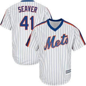 Exceptional Mets #41 Tom Seaver White(Blue Strip) Alternate Cool Base Stitched Youth MLB Jersey Sports enthusiasts seize this opportunity Order now to feel the game excitement