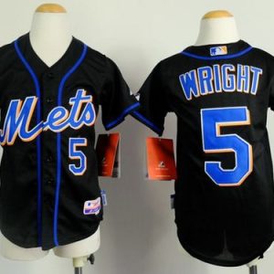 Exceptional Mets #5 David Wright Black Cool Base Stitched Youth MLB Jersey Collectors this is a must have Add it to your collection by ordering