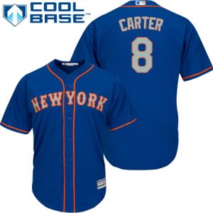 Exceptional Mets #8 Gary Carter Blue(Grey NO.) Cool Base Stitched Youth MLB Jersey Sports enthusiasts seize this opportunity Order now to feel the game excitement