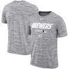 Exceptional Milwaukee Brewers Nike Authentic Collection Velocity Team Issue Performance T Shirt Gray