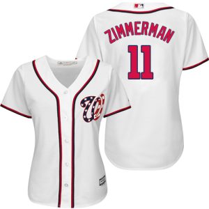 Exceptional Nationals #11 Ryan Zimmerman White Home Women's Stitched MLB Jersey Sports enthusiasts seize this opportunity Order now to feel the game excitement