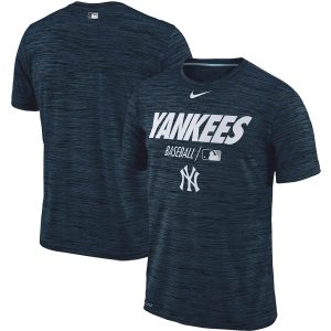 Exceptional New York Yankees Nike Authentic Collection Velocity Team Issue Performance T Shirt Navy