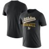 Exceptional Oakland Athletics Nike Practice T Shirt Black