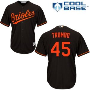 Exceptional Orioles #45 Mark Trumbo Black Cool Base Stitched Youth MLB Jersey Sports enthusiasts seize this opportunity Order now to feel the game excitement