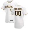 Exceptional Pittsburgh Pirates Custom Men's Nike White Home 2020 Authentic Player MLB Jersey