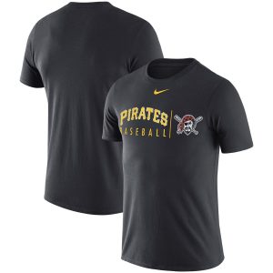 Exceptional Pittsburgh Pirates Nike MLB Practice T Shirt Anthracite