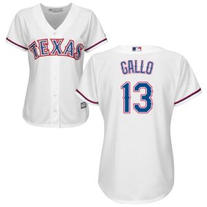 Exceptional Rangers #13 Joey Gallo White Home Women's Stitched MLB Jersey Act fast Only a few left Secure yours today