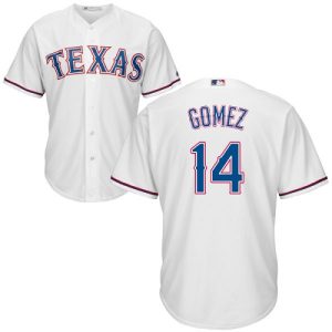 Exceptional Rangers #14 Carlos Gomez White Cool Base Stitched Youth MLB Jersey Retailers boost your inventory Order now to meet customer demand