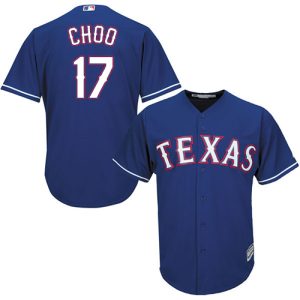 Exceptional Rangers #17 Shin Soo Choo Blue Cool Base Stitched Youth MLB Jersey Sports enthusiasts seize this opportunity Order now to feel the game excitement
