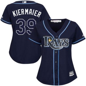 Exceptional Rays #39 Kevin Kiermaier Dark Blue Alternate Women's Stitched MLB Jersey For a short time available Grab yours quickly to own a team jersey