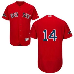 Exceptional Red Sox #14 Jim Rice Red Flexbase Authentic Collection 2018 World Series Champions Stitched MLB Jersey