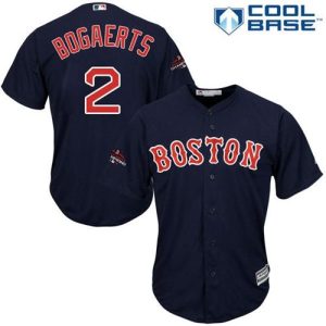 Exceptional Red Sox #2 Xander Bogaerts Navy Blue Cool Base 2018 World Series Champions Stitched Youth MLB Jersey With high demand Don't miss out Order now to wear your team colors