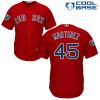 Exceptional Red Sox #45 Pedro Martinez Red New Cool Base 2018 World Series Stitched MLB Jersey