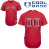 Exceptional Red Sox Personalized Authentic Red MLB Jersey (S 3XL)
