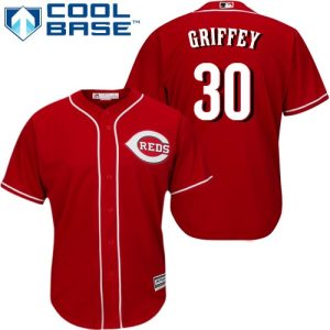 Exceptional Reds #30 Ken Griffey Red Cool Base Stitched Youth MLB Jersey For a short time available Grab yours quickly to own a team jersey