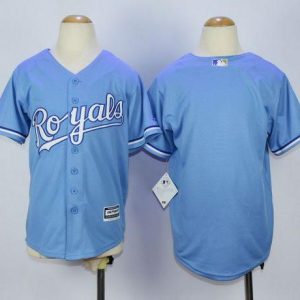 Exceptional Royals Blank Light Blue Alternate 1 Cool Base Stitched Youth MLB Jersey Hurry Exclusive offer Place your order immediately for a great jersey