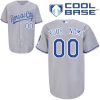 Exceptional Royals Personalized Authentic Grey Cool Base MLB Jersey (S 3XL)