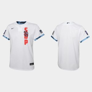 Exceptional San Diego Padres Youth 2021 MLB All Star Game White Jersey Be among the first buyers Order now to enjoy top notch quality