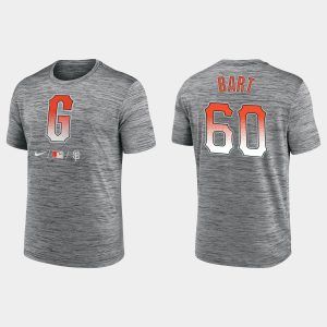 Exceptional San Francisco Giants #60 Joey Bart Men's 2021 City Connect Anthracite T shirt Collectors this is a must have Add it to your collection by ordering