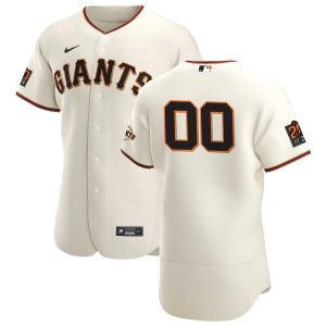 Exceptional San Francisco Giants Custom Men's Nike Cream Home 2020 Authentic 20 at 24 Patch Player MLB Jersey