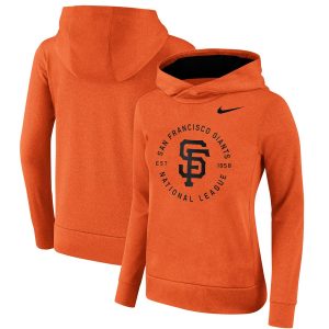 Exceptional San Francisco Giants Nike Women's Therma Pullover Hoodie Orange Hurry Exclusive offer Place your order immediately for a great jersey