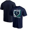 Exceptional Seattle Mariners Majestic 2019 Spring Training Cactus League Base on Ball Big & Tall T Shirt Navy
