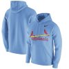 Exceptional St. Louis Cardinals Nike Franchise Hoodie Blue
