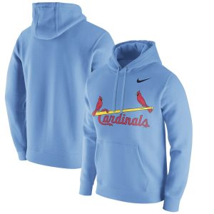 Exceptional St. Louis Cardinals Nike Franchise Hoodie Blue