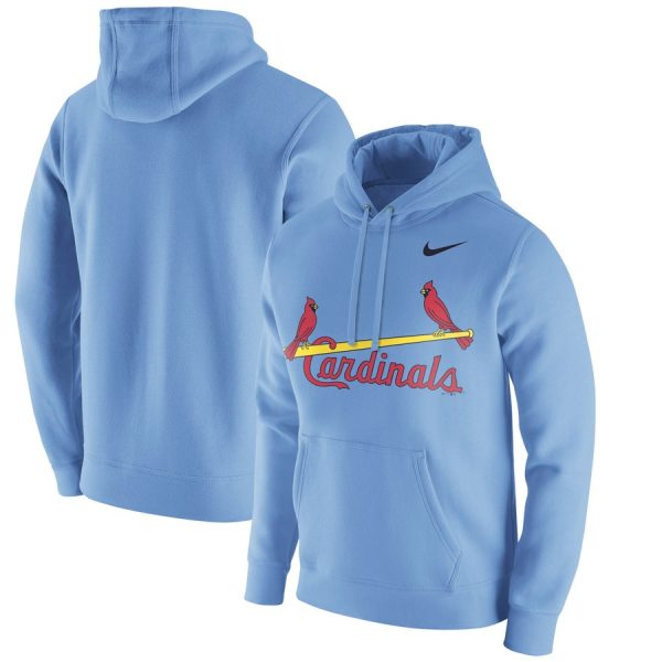 Exceptional St. Louis Cardinals Nike Franchise Hoodie Blue