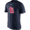 Exceptional St. Louis Cardinals Nike Legend Batting Practice Primary Logo Performance T Shirt Navy