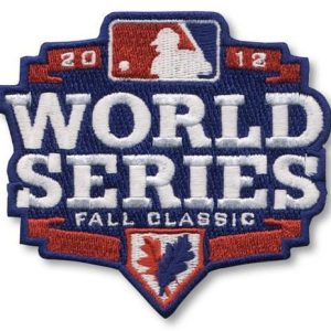 Exceptional Stitched 2012 MLB World Series Logo Jersey Sleeve Patch Fall Classic Detroit Tigers vs San Francisco Giants