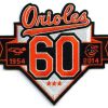 Exceptional Stitched 2014 Baltimore Orioles 60th Anniversary Season Jersey Sleeve Patch (1954)