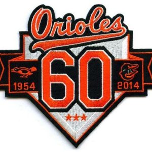 Exceptional Stitched 2014 Baltimore Orioles 60th Anniversary Season Jersey Sleeve Patch (1954)