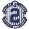 Exceptional Stitched MLB 2014 Derek Jeter Retirement Final Season New York Yankees Stitched Jersey Patch (The Captain)