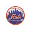 Exceptional Stitched New York Mets Home Sleeve Patch (Orange Border)