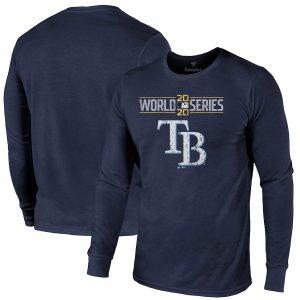 Exceptional Tampa Bay Rays 2020 World Series Bound Tri Blend Long Sleeve T Shirt Navy With high demand Don't miss out Order now to wear your team colors