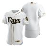 Exceptional Tampa Bay Rays Blank White Nike Men's Authentic Golden Edition MLB Jersey