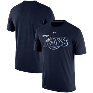 Exceptional Tampa Bay Rays Nike Batting Practice Logo Legend Performance T Shirt Navy