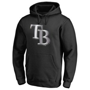 Exceptional Tampa Bay Rays Platinum Collection Pullover Hoodie Black