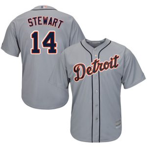 Exceptional Tigers #14 Christin Stewart Grey Cool Base Stitched Youth MLB Jersey Hurry Exclusive offer Place your order immediately for a great jersey