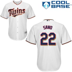 Exceptional Twins #22 Miguel Sano White Cool Base Stitched Youth MLB Jersey Collectors this is a must have Add it to your collection by ordering