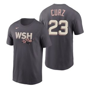 Exceptional Washington Nationals #23 Nelson Cruz Men's Nike 2022 City Connect Wordmark T Shirt For a short time available Grab yours quickly to own a team jersey