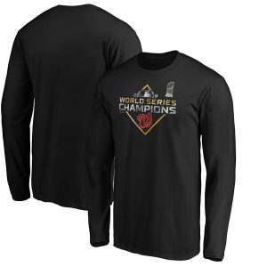 Exceptional Washington Nationals Majestic 2019 World Series Champions Parade Long Sleeve T Shirt Black