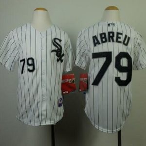 Exceptional White Sox #79 Jose Abreu White(Black Strip) Cool Base Stitched Youth MLB Jersey With high demand Don't miss out Order now to wear your team colors