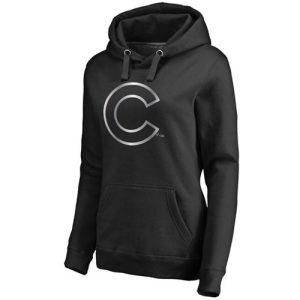 Exceptional Women's Chicago Cubs Platinum Collection Pullover Hoodie Black Act fast Only a few left Secure yours today