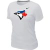 Exceptional Women's Nike Toronto Blue Jays Authentic Logo T Shirt White