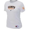 Exceptional Women's San Francisco Giants Nike Short Sleeve Practice MLB T Shirt White