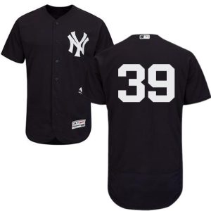 Exceptional Yankees #39 Jose Trevino Navy Blue Flexbase Authentic Collection Stitched MLB Jersey