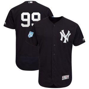 Exceptional Yankees #99 Aaron Judge Navy 2019 Spring Training Flex Base Stitched MLB Jersey