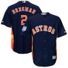 Fantastic Astros #2 Alex Bregman Navy Blue 2019 Spring Training Cool Base Stitched MLB Jersey